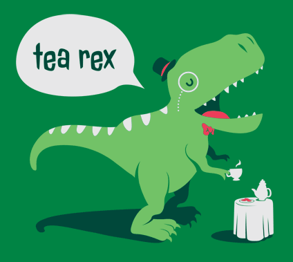 tea rex tshirt